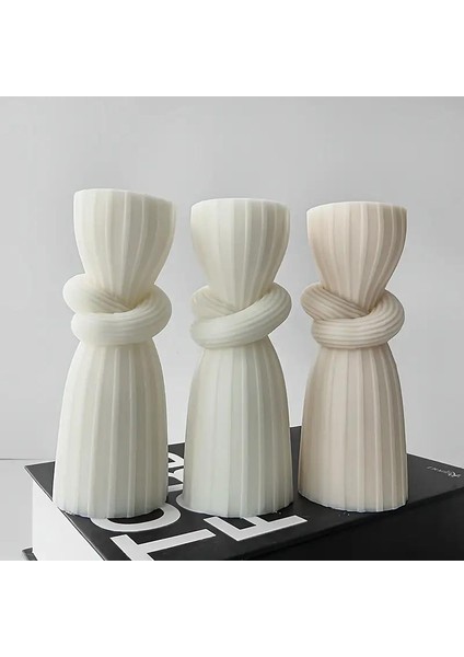 Elegance Düğümlü Dekoratif Mum