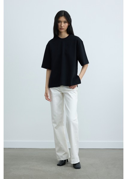 Siyah Nox Oversize Tişört