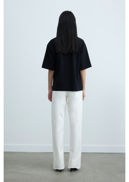 Siyah Nox Oversize Tişört
