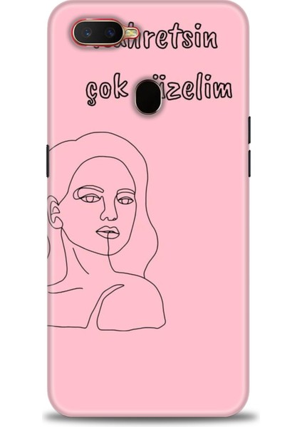Oppo A12 Ile Uyumlu Hd Baskılı Silikon (Ortasertlikte) Kılıf - 207