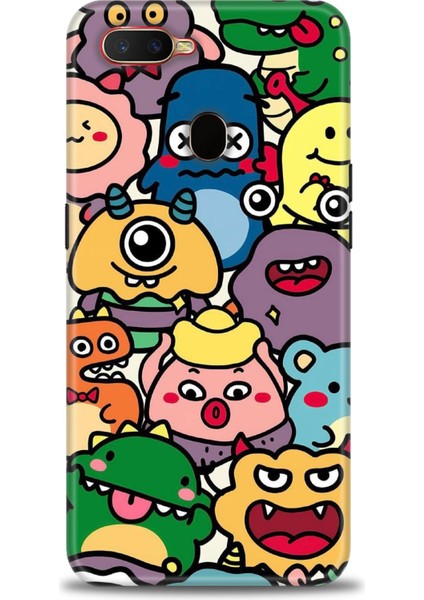 Oppo A12 Ile Uyumlu Hd Baskılı Silikon (Ortasertlikte) Kılıf - 96