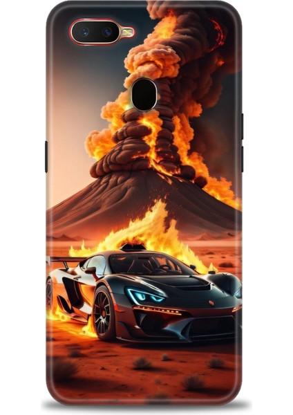 Oppo A12 Ile Uyumlu Hd Baskılı Silikon (Ortasertlikte) Kılıf - 856