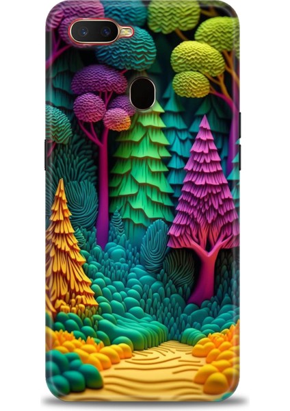 Oppo A12 Ile Uyumlu Hd Baskılı Silikon (Ortasertlikte) Kılıf - 846