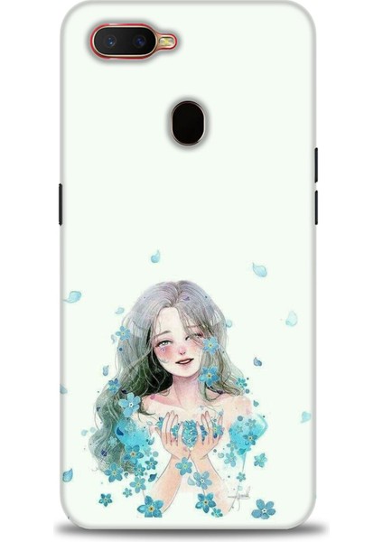 Oppo A12 Ile Uyumlu Hd Baskılı Silikon (Ortasertlikte) Kılıf - 762