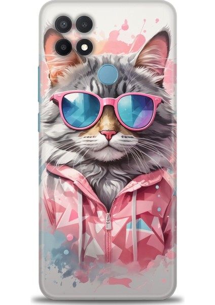 Oppo A15 / A15S Ile Uyumlu Hd Baskılı Silikon (Ortasertlikte) Kılıf - 364