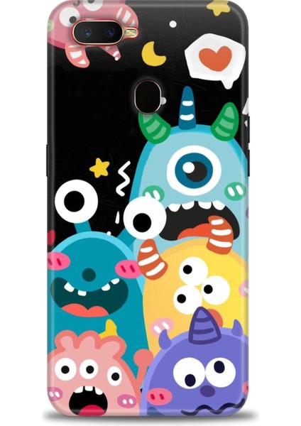 Oppo A12 Ile Uyumlu Hd Baskılı Silikon (Ortasertlikte) Kılıf - 876