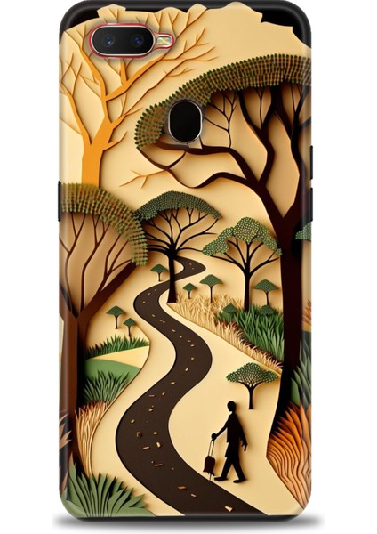 Oppo A12 Ile Uyumlu Hd Baskılı Silikon (Ortasertlikte) Kılıf - 615