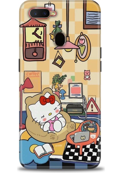 Oppo A12 Ile Uyumlu Hd Baskılı Silikon (Ortasertlikte) Kılıf - 829