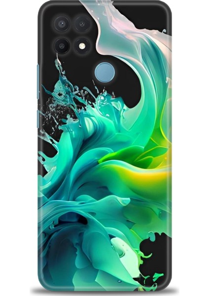 Oppo A15 / A15S Ile Uyumlu Hd Baskılı Silikon (Ortasertlikte) Kılıf - 554
