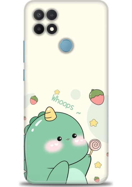 Oppo A15 / A15S Ile Uyumlu Hd Baskılı Silikon (Ortasertlikte) Kılıf - 587