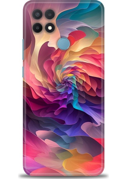 Oppo A15 / A15S Ile Uyumlu Hd Baskılı Silikon (Ortasertlikte) Kılıf - 553