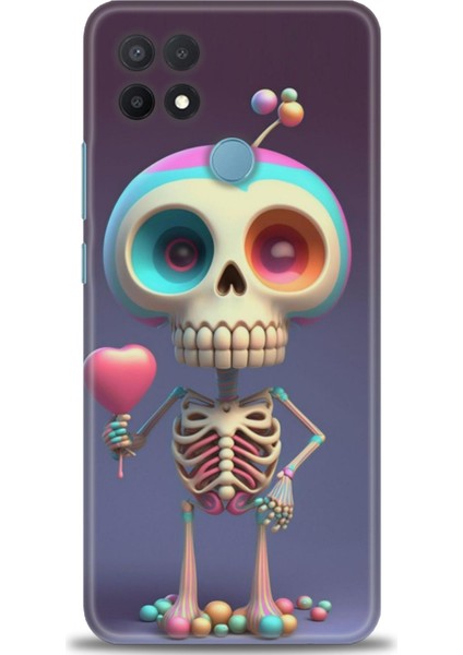 Oppo A15 / A15S Ile Uyumlu Hd Baskılı Silikon (Ortasertlikte) Kılıf - 795