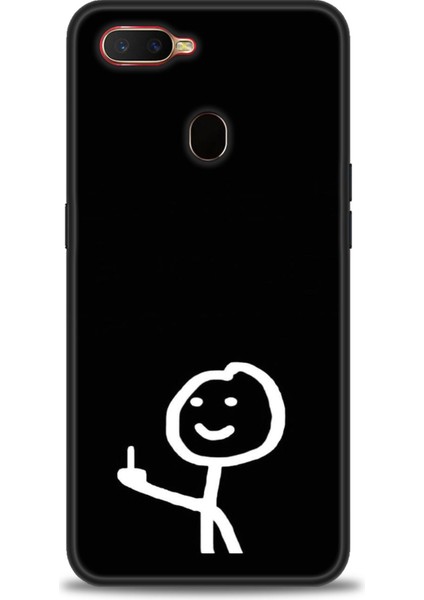 Oppo A12 Ile Uyumlu Hd Baskılı Silikon (Ortasertlikte) Kılıf - 237