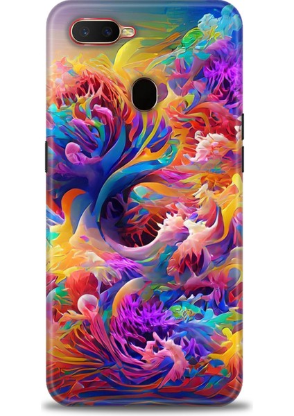 Oppo A12 Ile Uyumlu Hd Baskılı Silikon (Ortasertlikte) Kılıf - 805