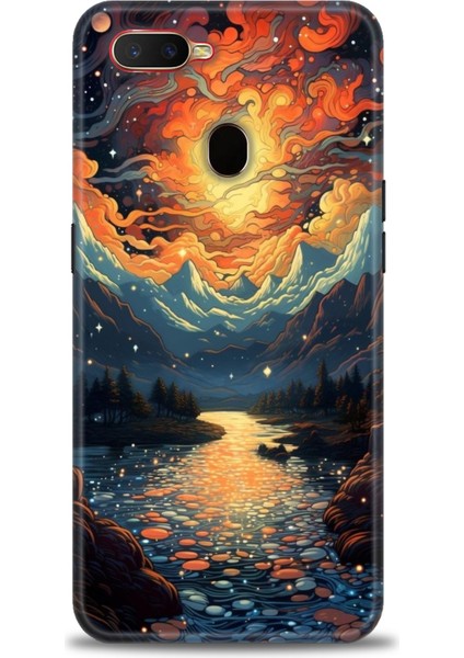 Oppo A12 Ile Uyumlu Hd Baskılı Silikon (Ortasertlikte) Kılıf - 883