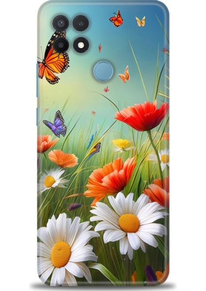 Oppo A15 / A15S Ile Uyumlu Hd Baskılı Silikon (Ortasertlikte) Kılıf - 353