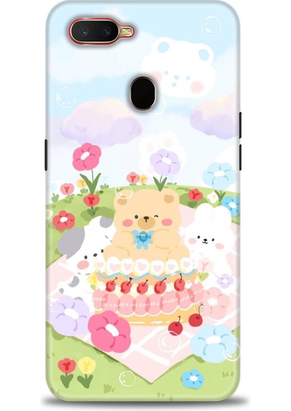 Oppo A12 Ile Uyumlu Hd Baskılı Silikon (Ortasertlikte) Kılıf - 826