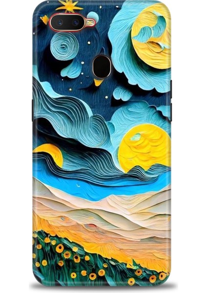 Oppo A12 Ile Uyumlu Hd Baskılı Silikon (Ortasertlikte) Kılıf - 324