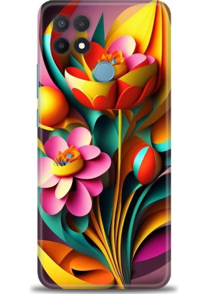 Oppo A15 / A15S Ile Uyumlu Hd Baskılı Silikon (Ortasertlikte) Kılıf - 532