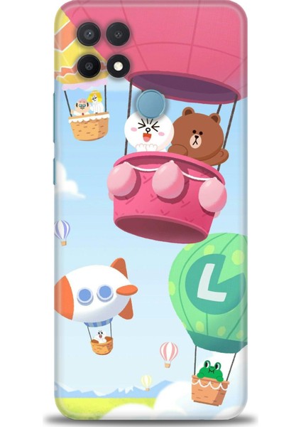 Oppo A15 / A15S Ile Uyumlu Hd Baskılı Silikon (Ortasertlikte) Kılıf - 373