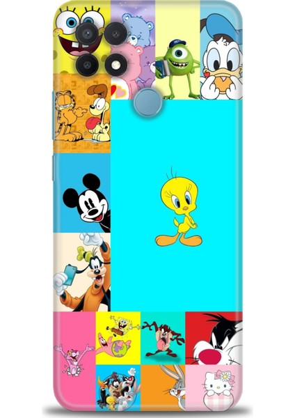 Oppo A15 / A15S Ile Uyumlu Hd Baskılı Silikon (Ortasertlikte) Kılıf - 957