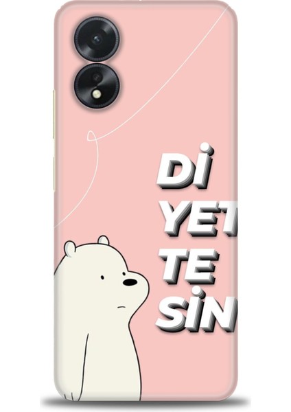 Oppo A38 Ile Uyumlu Hd Baskılı Silikon (Ortasertlikte) Kılıf - 205