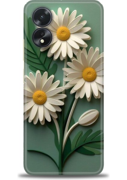 Oppo A38 Ile Uyumlu Hd Baskılı Silikon (Ortasertlikte) Kılıf - 349