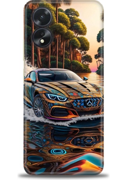 Oppo A38 Ile Uyumlu Hd Baskılı Silikon (Ortasertlikte) Kılıf - 577