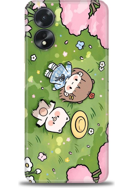 Oppo A38 Ile Uyumlu Hd Baskılı Silikon (Ortasertlikte) Kılıf - 152