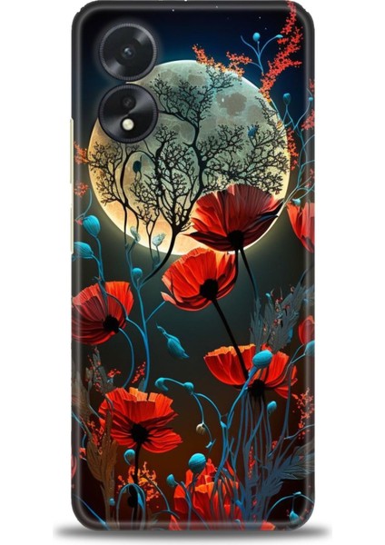 Oppo A38 Ile Uyumlu Hd Baskılı Silikon (Ortasertlikte) Kılıf - 344