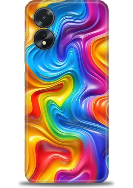 Oppo A38 Ile Uyumlu Hd Baskılı Silikon (Ortasertlikte) Kılıf - 552