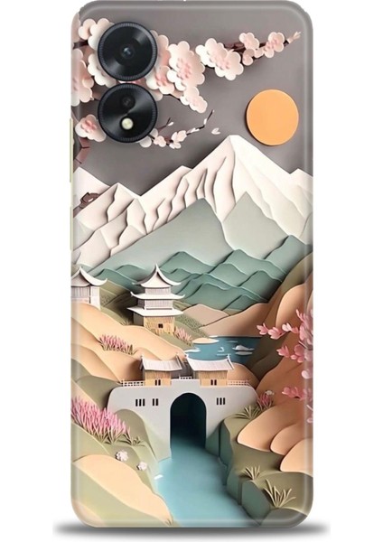 Oppo A38 Ile Uyumlu Hd Baskılı Silikon (Ortasertlikte) Kılıf - 321