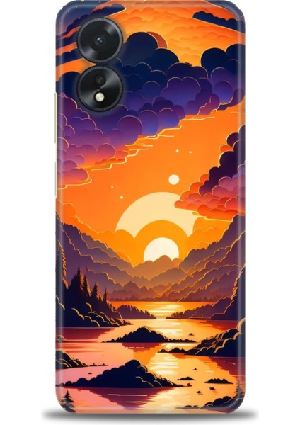 Oppo A38 Ile Uyumlu Hd Baskılı Silikon (Ortasertlikte) Kılıf - 323