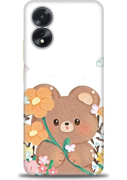 Oppo A38 Ile Uyumlu Hd Baskılı Silikon (Ortasertlikte) Kılıf - 158