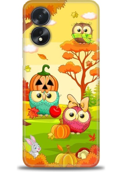 Oppo A38 Ile Uyumlu Hd Baskılı Silikon (Ortasertlikte) Kılıf - 581