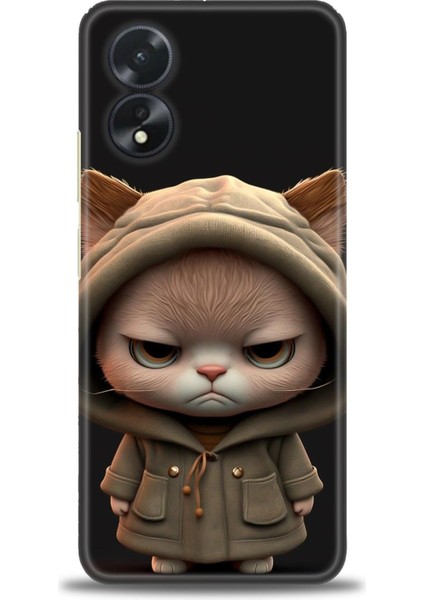 Oppo A38 Ile Uyumlu Hd Baskılı Silikon (Ortasertlikte) Kılıf - 440