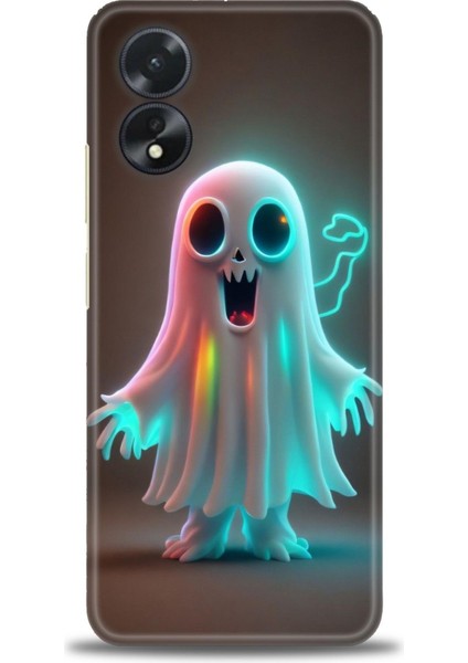 Oppo A38 Ile Uyumlu Hd Baskılı Silikon (Ortasertlikte) Kılıf - 496