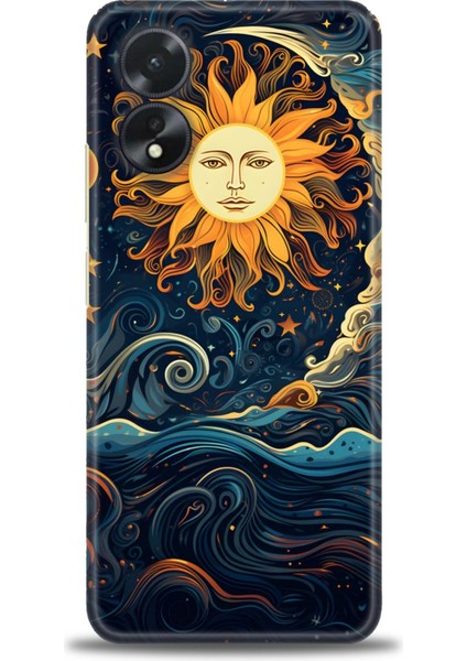 Oppo A38 Ile Uyumlu Hd Baskılı Silikon (Ortasertlikte) Kılıf - 498