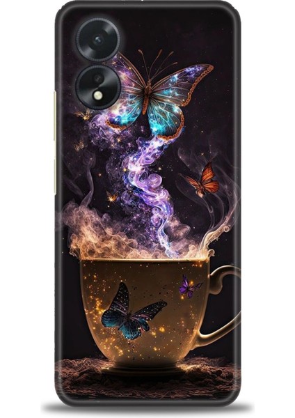 Oppo A38 Ile Uyumlu Hd Baskılı Silikon (Ortasertlikte) Kılıf - 612