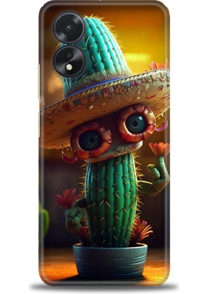 Oppo A38 Ile Uyumlu Hd Baskılı Silikon (Ortasertlikte) Kılıf - 489