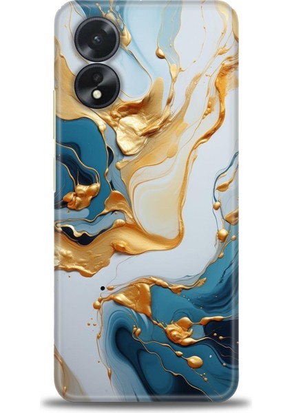 Oppo A38 Ile Uyumlu Hd Baskılı Silikon (Ortasertlikte) Kılıf - 402