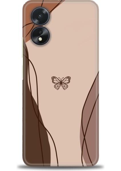 Oppo A38 Ile Uyumlu Hd Baskılı Silikon (Ortasertlikte) Kılıf - 253