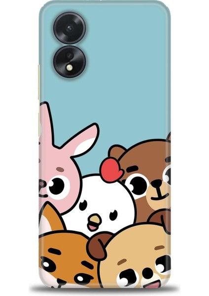Oppo A38 Ile Uyumlu Hd Baskılı Silikon (Ortasertlikte) Kılıf - 388