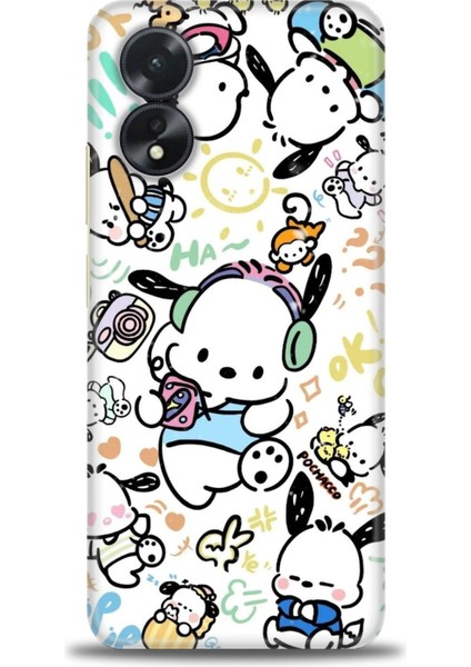 Oppo A38 Ile Uyumlu Hd Baskılı Silikon (Ortasertlikte) Kılıf - 299