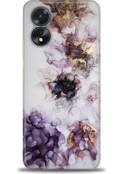 Oppo A38 Ile Uyumlu Hd Baskılı Silikon (Ortasertlikte) Kılıf - 407