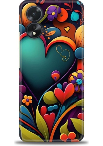 Oppo A38 Ile Uyumlu Hd Baskılı Silikon (Ortasertlikte) Kılıf - 534