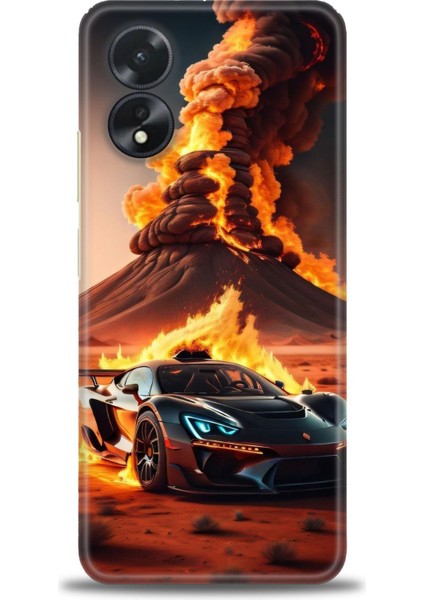 Oppo A38 Ile Uyumlu Hd Baskılı Silikon (Ortasertlikte) Kılıf - 856