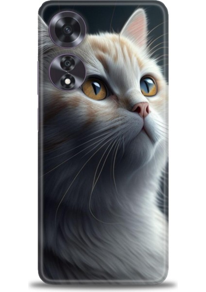 Oppo A60 Ile Uyumlu Hd Baskılı Silikon (Ortasertlikte) Kılıf - 104