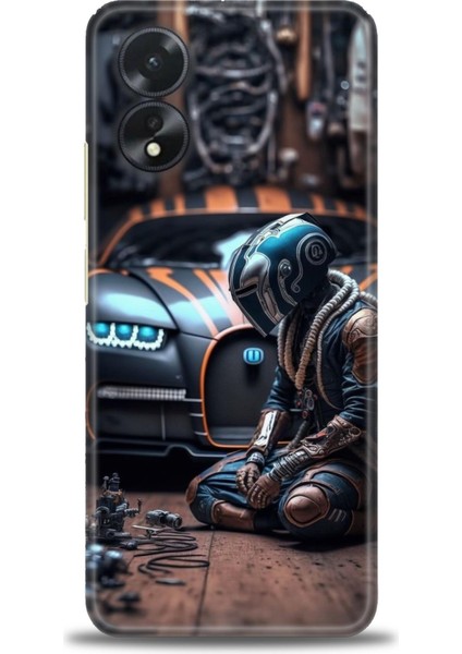 Oppo A38 Ile Uyumlu Hd Baskılı Silikon (Ortasertlikte) Kılıf - 984