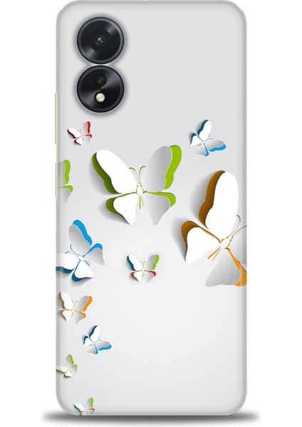 Oppo A38 Ile Uyumlu Hd Baskılı Silikon (Ortasertlikte) Kılıf - 523